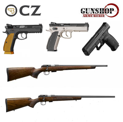 Carabine et pistolet CZ